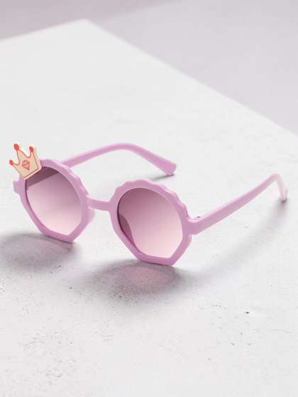 Stoln Girls Brown Lens
                    & Purple Round Sunglasses with UV Protected
                    Lens