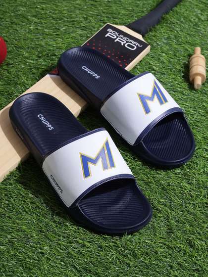 CHUPPS Men Mumbai
                      Indians Glider Sliders