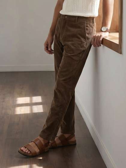 Mr Bowerbird
                          Corduroy Straight Fit Casual Trouser