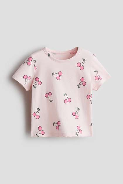H&M Printed Cotton
                    Top