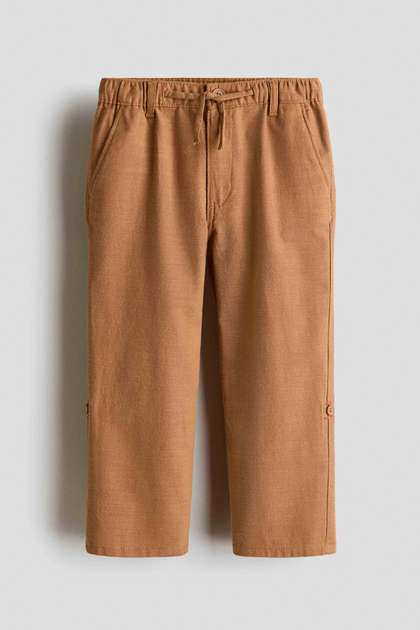H&M Cotton Roll-up
                    Trousers