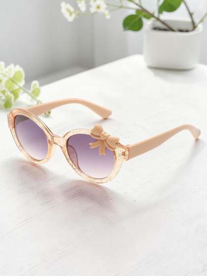 Stoln Girls Black Lens
                    & Brown Round Sunglasses