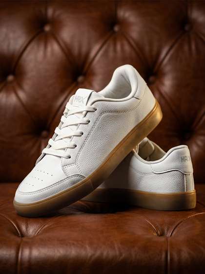HRX by Hrithik
                        Roshan Men Perforations Sneakers