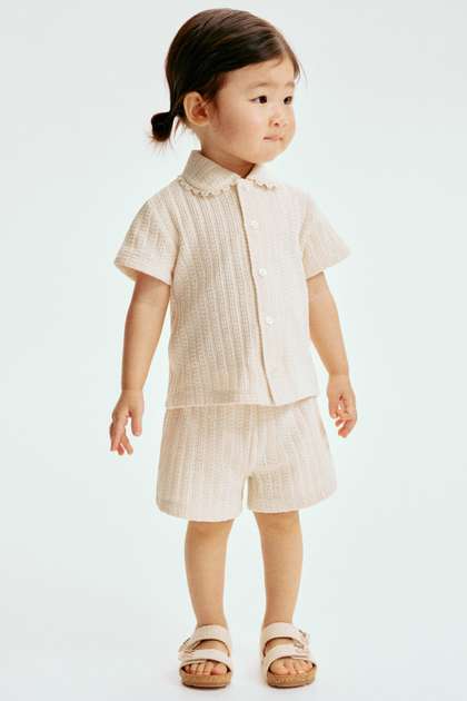 H&M 2-Piece
                    Pointelle-Knit Set