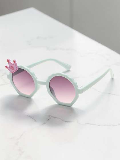 Stoln Girls Brown Lens
                    & Blue Round Sunglasses