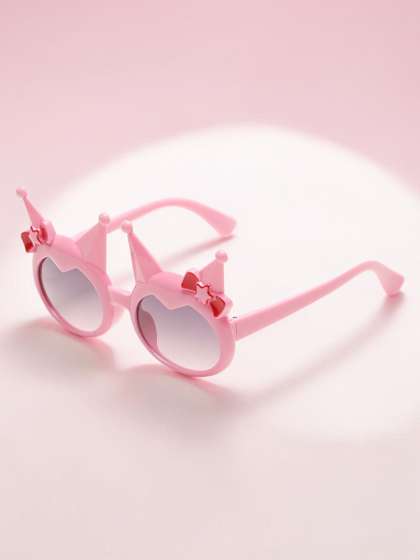 Stoln Girls Black Lens
                    & Pink Round Sunglasses with UV Protected Lens