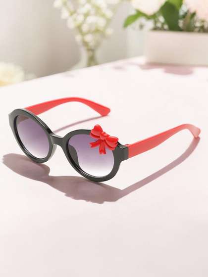 Stoln Girls Black Lens
                    & Black Round Sunglasses with