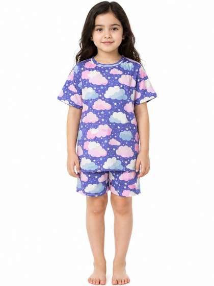 Anthrilo Girls Printed
                    Night suit