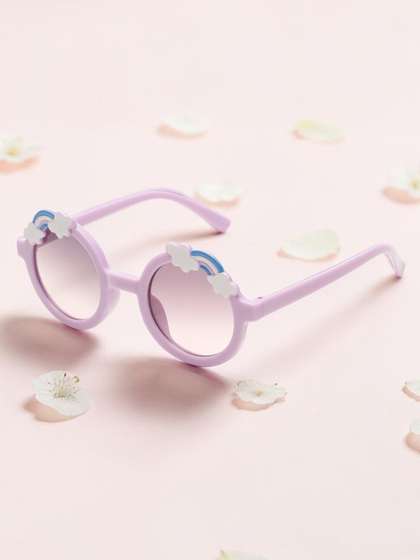 Stoln Girls Brown Lens
                    & Purple Round Sunglasses with