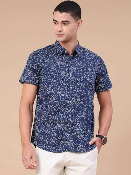V-Mart Men Printed
                        Casual Shirt