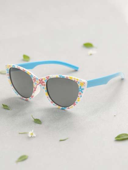 Stoln Girls Black Lens
                    & Blue Oval Sunglasses with UV Protected Lens