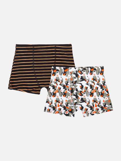 Bodycare Boys Pack of 2
                    Cotton Assorted Printed Trunks