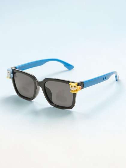 Stoln Unisex Kids Black
                    Lens & Black Square Sunglasses with
