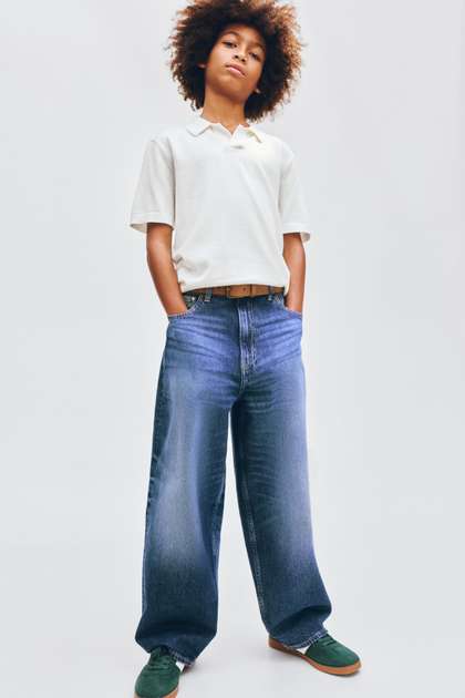 H&M Fine-Knit Cotton
                    Polo Shirt