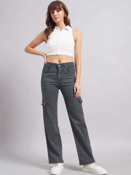Mast & Harbour
                        Women Relaxed Fit Mid-Rise Stretchable Jeans