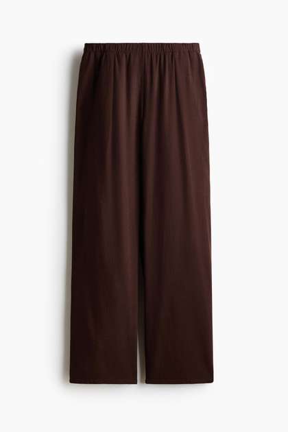 H&M Wide
                          Linen-blend Trousers