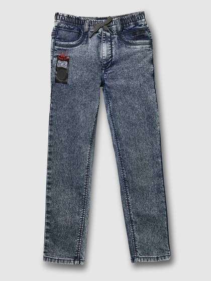 RUFF Boys Regular Fit
                      Mid-Rise Heavy Fade Stretchable Jeans