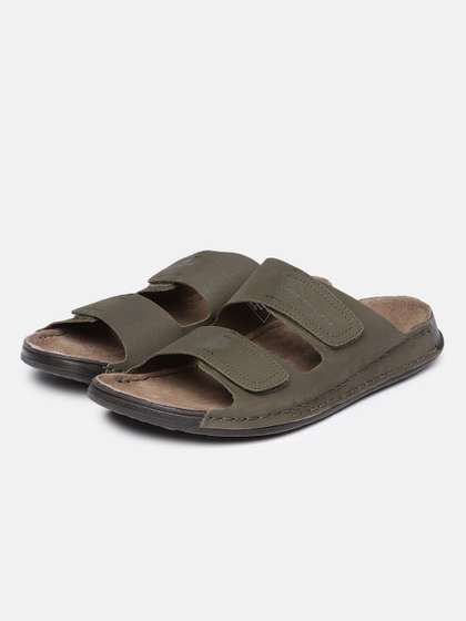 Louis Philippe Men
                    Leather Comfort Sandals