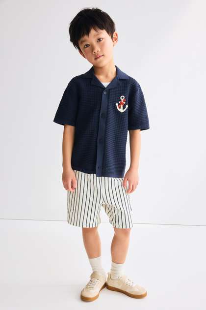 H&M Boys Textured
                      Jersey Shorts