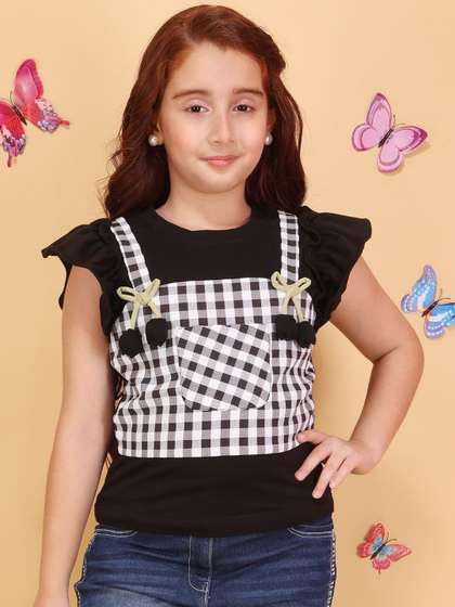 CUTECUMBER Girls Cotton
                    Tops