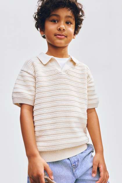 H&M Knitted polo
                    shirt