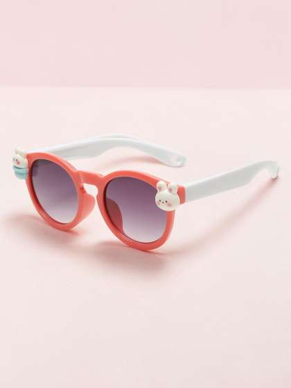 Stoln Girls Black Lens
                    & Red Round Sunglasses with UV Protected Lens