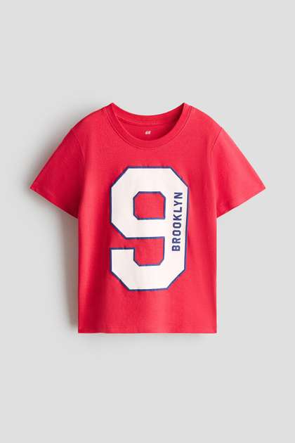 H&M Printed Cotton
                      T-shirt