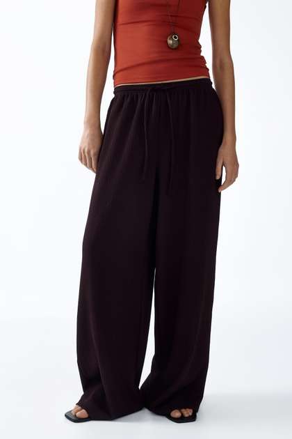 H&M Wide Pull-On
                      Trousers
