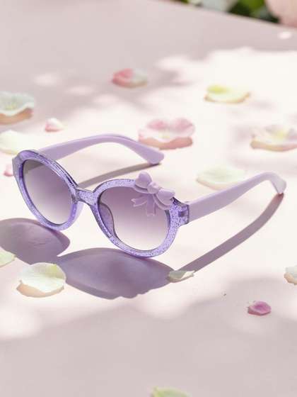 Stoln Girls Black Lens
                      & Blue Round Sunglasses with UV Protected
                      Lens
