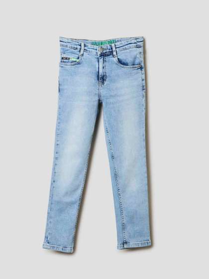 RUFF Boys Regular Fit
                    Mid-Rise Light Fade Stretchable Jeans