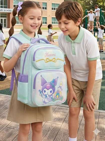 SAGEWARE Kids Graphic
                    Printed Backpack with Shoe Pocket