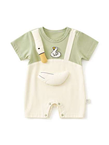 Wunderwoo Infants Round
                    Neck Rompers