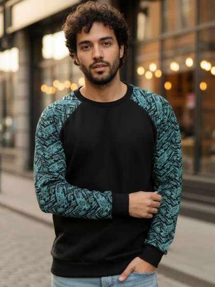 HERE&NOW Men
                        Colourblocked Sweatshirt