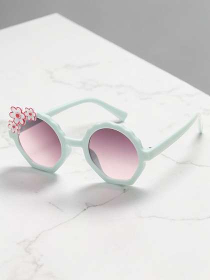 Stoln Girls Brown Lens
                    & Blue Round Sunglasses