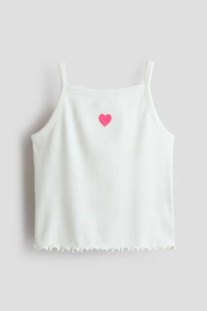 H&M
                    Embroidery-Detail Strappy Top