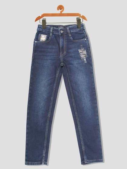 RUFF Boys Regular Fit
                    Mid-Rise Light Fade Stretchable Jeans