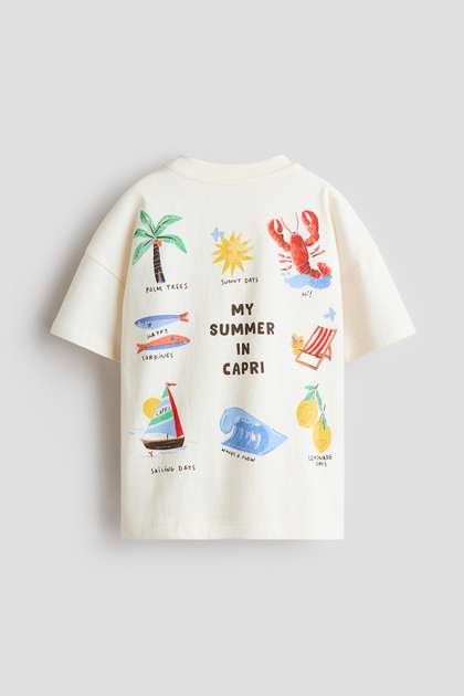 H&M Oversized
                    Printed T-shirt
