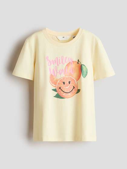 H&M Girls
                    Print-motif Cotton T-shirt