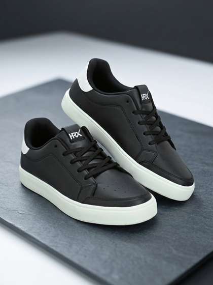 HRX by Hrithik
                          Roshan Men Black & White Perforations
                          Comfort Insole Sneakers