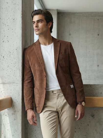 Mr Bowerbird Self
                        Design Single-Breasted Blazer