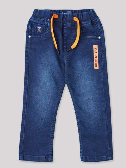 RUFF Boys Regular Fit
                    Mid-Rise Light Fade Stretchable Jeans