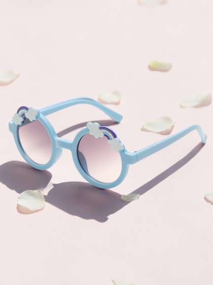 Stoln Girls Brown Lens
                      & Blue Round Sunglasses with