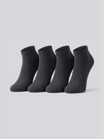 Moda Rapido Men Pack
                      of 4 Cotton Patterned Ankle Length Socks