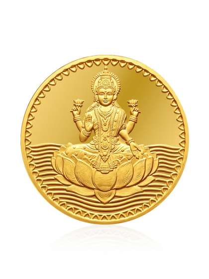 PMJ Jewels Goddess
                      Lakshmi 24KT (999.9) Gold Coin - 1 gm