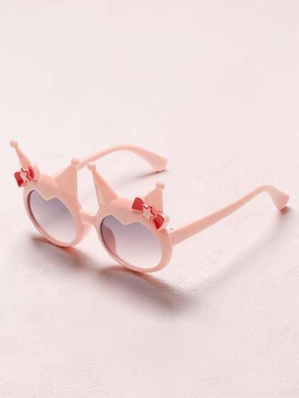 Stoln Girls Black Lens
                    & Gold-Toned Round Sunglasses with