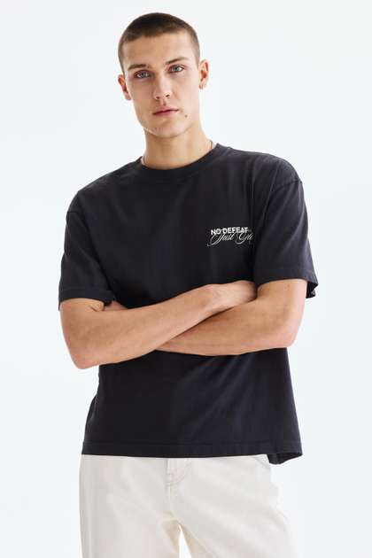 H&M Loose Fit Printed T-shirt