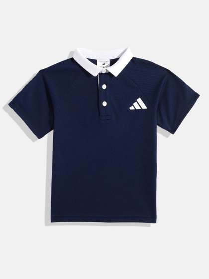 ADIDAS Boys Polo Collar
                    T-shirt