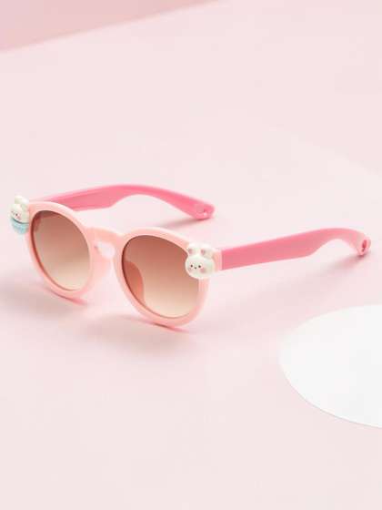 Stoln Girls Black Lens
                      & Pink Round Sunglasses