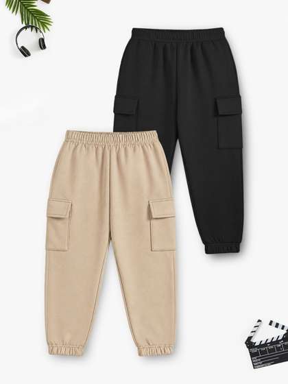 YK X Trampoline Pack of
                    2 Regular Fit Joggers