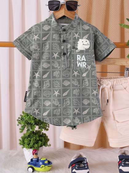 Toonyport Boys Printed
                      T-shirt with Shorts
